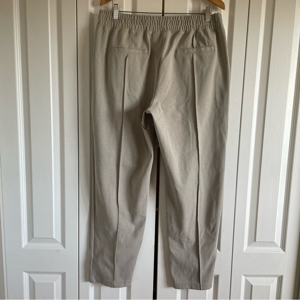 Mondetta Pull on Pintuck Pants Women’s XL Beige Straight Comfort Casual Lounge - Picture 9 of 15